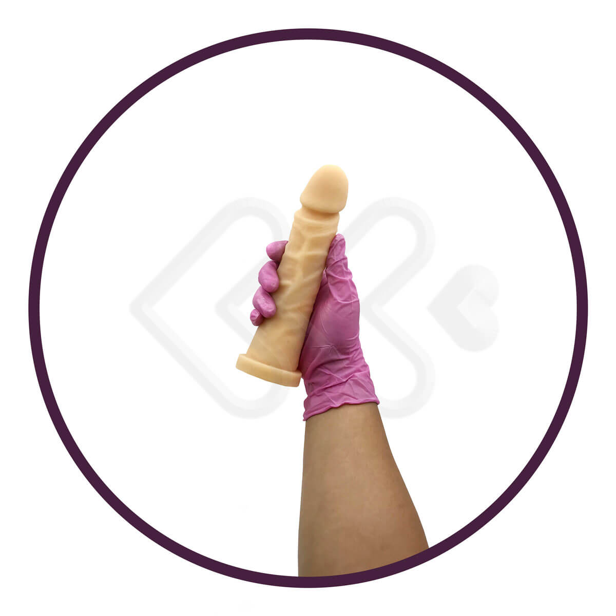 Cyber Dildo Friday - Prótese Realística em Cyberskin com Glande Definida, Veias Salientes e Vértebra - 17,5 x 3,8 cm - 4