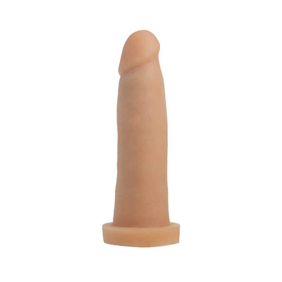 Foto 4 do produto Cyber Dildo Hercol - Prótese Peniana Realística em Cyberskin com Glande Definida e Vértebras - 17,5 x 3,8 cm