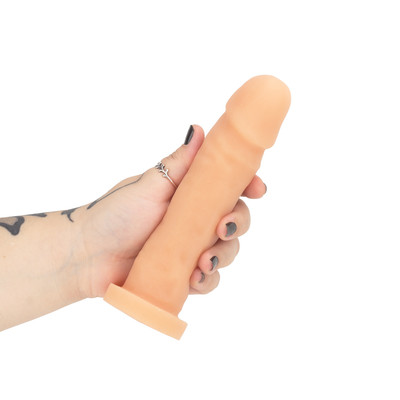 Prótese Peniana Realística com Glande Definida e Vértebra - Cyber Dildo | 17,5 x 4,2 cm