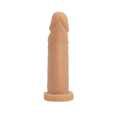 Foto 4 do produto Prótese Peniana Realística Feita em Cyberskin com Glande Definida e Vértebra - Cyber Dildo Jovem | 16 x 4,2 cm