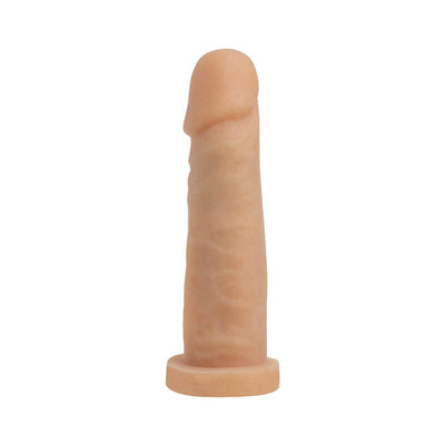 Foto 2 do produto Prótese Peniana Realística Feita em Cyberskin com Glande Definida e Vértebra - Cyber Dildo Jovem | 16 x 4,2 cm