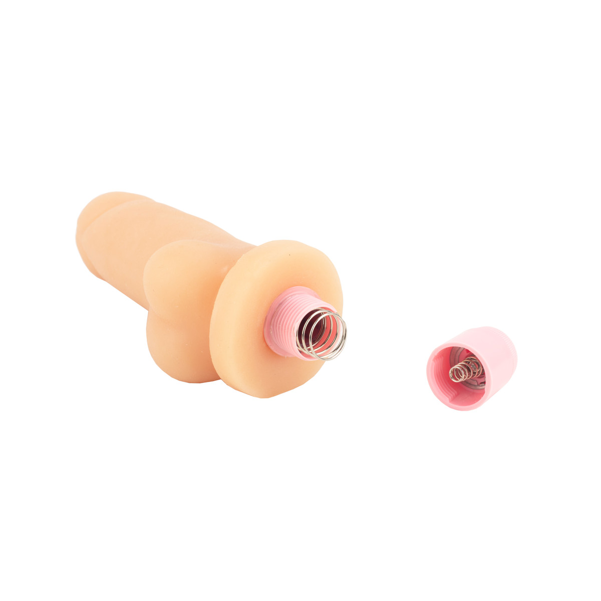 Prótese Peniana Realística com Glande e Escroto com Multivelocidade - Adão & Eva Cyberdildo | 12,5 x 4,6 cm - 4