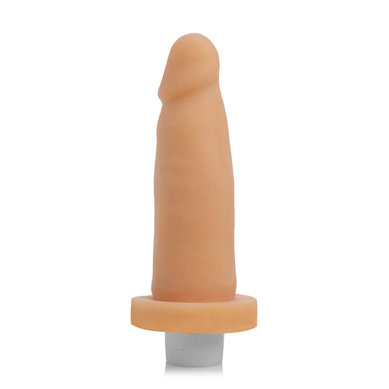 Prótese Peniana em Cyberskin com Vibração Multivelocidade - Adão & Eva Cyber Dildo | 12,5 x 4,5 cm - 2
