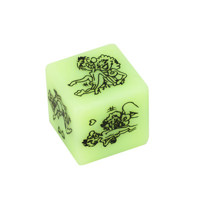 Dado Erótico das Posições com Desenho Caricato - Diversão Ao Cubo Funny Dice