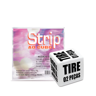 Dado Erótico Strip ao Cubo - Diversão Ao Cubo | Contém 1 Dado