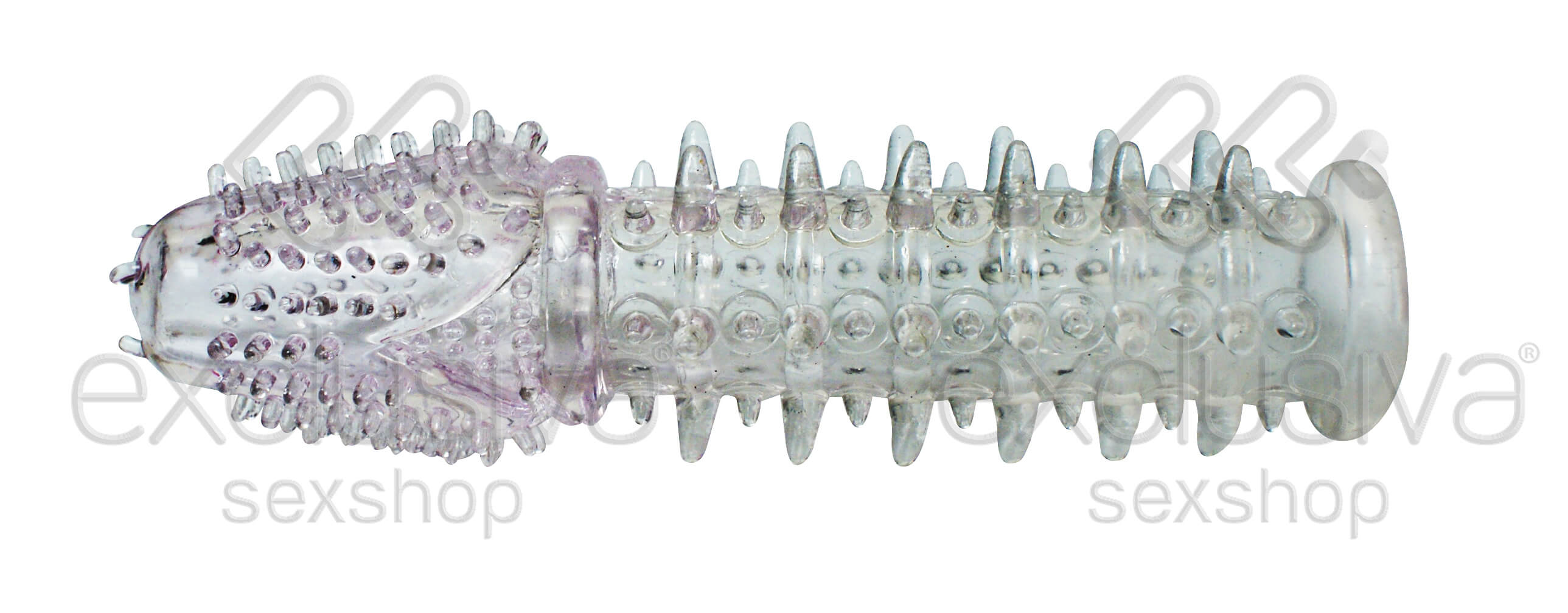 Dancing Cactus - Vibrador Personal com Capa Peniana de Silicone com Nódulos Massageadores e Vibração Única - 17 x 2,5 CM | Cor: Rosa - 3