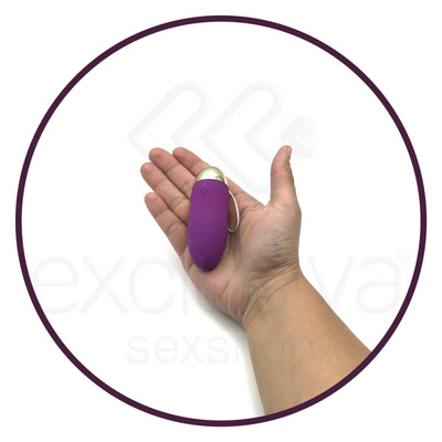 Foto 3 do produto Cápsula Vibratória Recarregável com 10 Modos de Vibração e Controle Via App - Dancing Genius | 8,2 x 2,8 cm | Disponível em 2 Cores