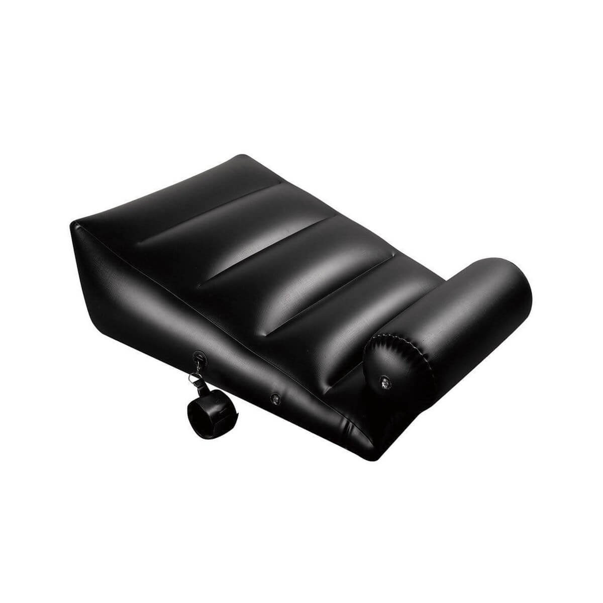 Dark Magic Love Cushion for Couples - Colchão e Almofada Inflável com Algemas para Imobilização em PVC - 95 x 60 cm - 4