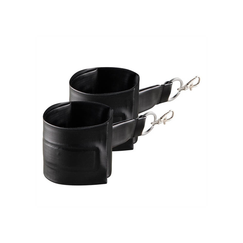 Dark Magic Love Cushion for Couples Type A - Colchão Triangular Inflável com Par de Algemas, Chibata e Penas - 60 x 36 cm - 5