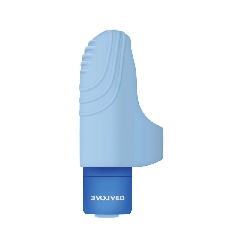 Dedeira Estimuladora de Clitóris e Bullet com 10 Modos de Vibração - Evolved Fingerlicious | 7,4 x 4,1 cm - 2