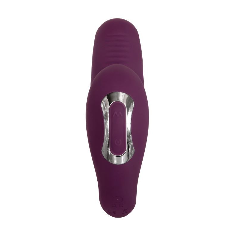 Dedeira Estimuladora de Clítoris e Ponto G, Feita em Silicone com 8 Vibrações - Evolved Helping Hand | 9,9 x  3,6 cm - 2