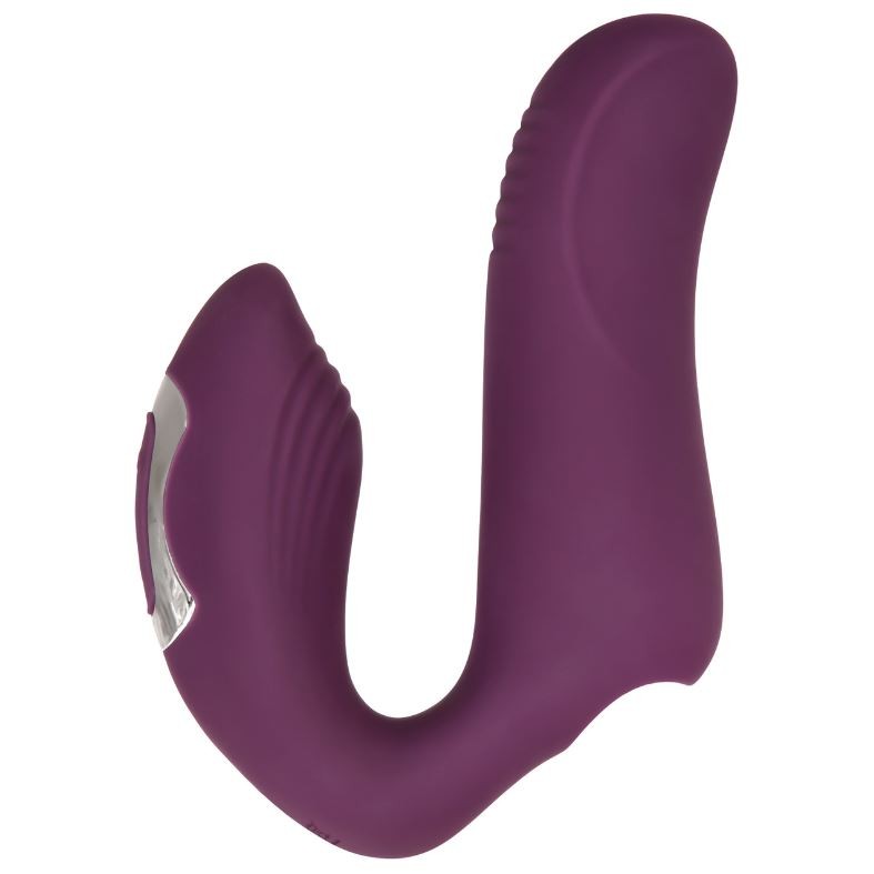 Dedeira Estimuladora de Clítoris e Ponto G, Feita em Silicone com 8 Vibrações - Evolved Helping Hand | 9,9 x  3,6 cm - 3