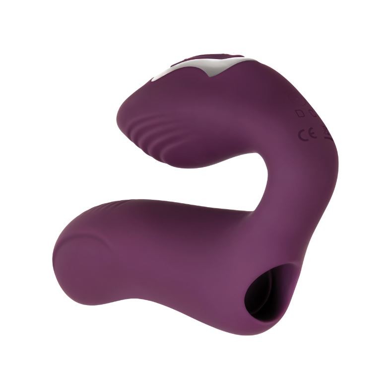 Dedeira Estimuladora de Clítoris e Ponto G, Feita em Silicone com 8 Vibrações - Evolved Helping Hand | 9,9 x  3,6 cm - 4
