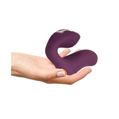 Foto 5 do produto Dedeira Estimuladora de Clítoris e Ponto G, Feita em Silicone com 8 Vibrações - Evolved Helping Hand | 9,9 x  3,6 cm