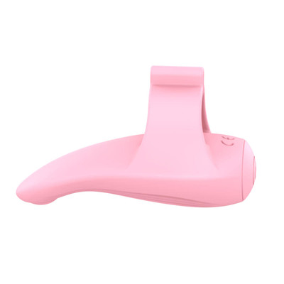 Foto 3 do produto Dedeira Estimuladora de Clitóris e Ponto G em Silicone com Vibração - Magic | 6,8 x 3 cm | Disponível em 2 Cores