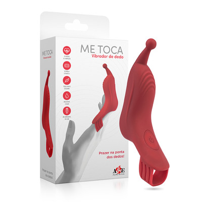 Dedeira Estimuladora de Clitóris Recarregável em Silicone com 10 Modos de Vibração - Adão & Eva Me Toca