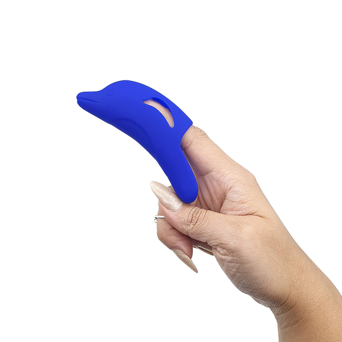 Dedeira Estimuladora de Clitóris em Silicone com 10 Modos de Vibração e Recarregável - Pretty Love Delphini | 9,8 x 3,2 cm | Disponível em 2 Cores - 5