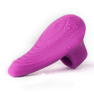 Foto 2 do produto Dedeira Estimuladora de Clítoris em Silicone com Vibração - S-Hande Ring | 6,6 x 3,5 cm | Disponível em 2 Cores