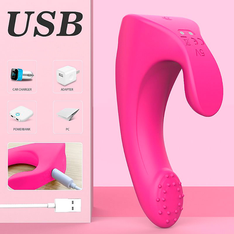 Dedeira Estimuladora de Ponto G e Clitóris com Cerdas Estimuladoras, Recarregável e 9 Modos de Vibração - S-hande Finger-Gun | Disponível em 2 Cores - 8