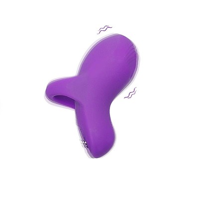 Foto 6 do produto Dedeira Estimuladora de Clitóris em Silicone com Tecnologia Touch, Desligamento Automático, 9 Modos de Vibração, Recarregável e Resistente à água - 6,8 x 2,5 cm