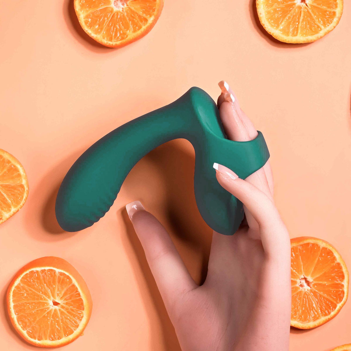 Dedeira Estimuladora de Ponto G e Clitóris em Silicone com 9 Modos de Vibração - Playboy Wrapped Around My Finger | 9,2 x 3,2 cm - 10