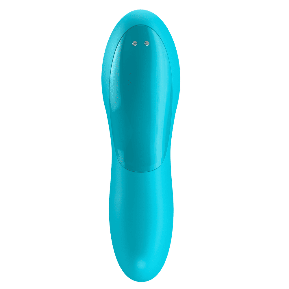 Dedeira Estimuladora em Silicone Bi Compatível à Prova D'Água e 12 Modos de Vibrações - Satisfyer Teaser | 12 x 3,2 cm - 3