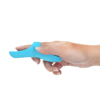 Foto 7 do produto Dedeira Estimuladora em Silicone Bi Compatível à Prova D'Água e 12 Modos de Vibrações - Satisfyer Teaser | 12 x 3,2 cm