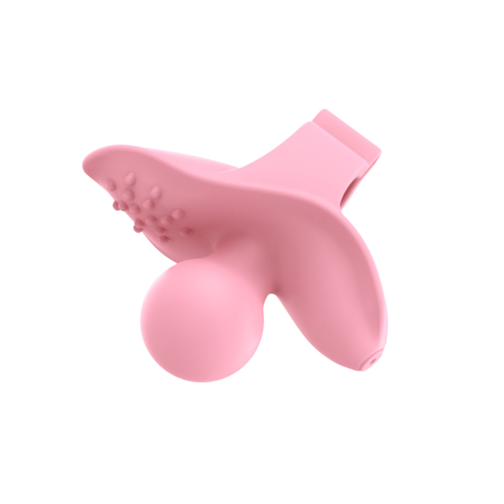 Dedeira Estimuladora em Silicone com Cerdas Massageadoras, 12 Modos de Vibração e Recarregável - Magic | 5,7 x 5,5 cm | Disponível em 2 Cores - 5