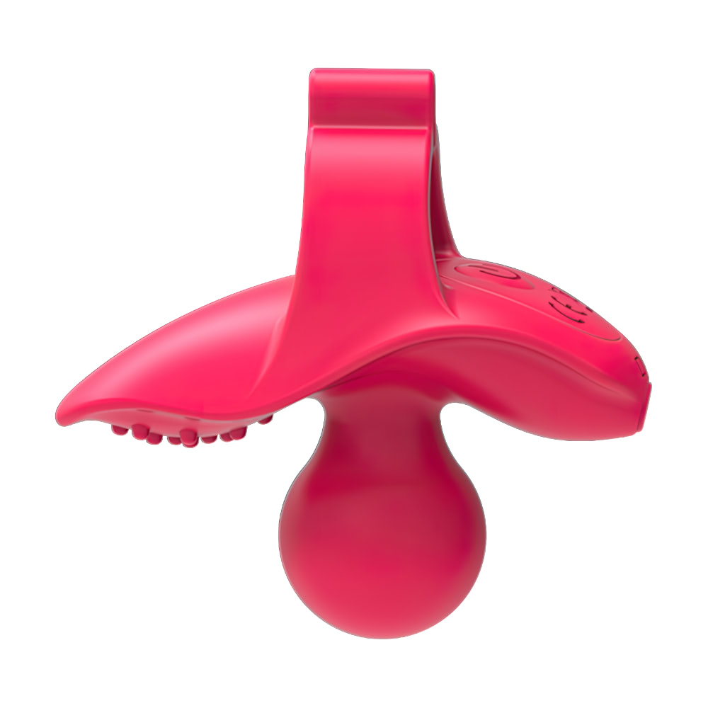 Dedeira Estimuladora em Silicone com Cerdas Massageadoras, 12 Modos de Vibração e Recarregável - Magic | 5,7 x 5,5 cm | Disponível em 2 Cores - 2