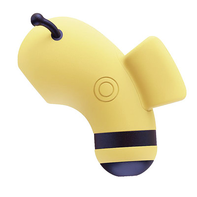 Foto 3 do produto Dedeira Estimuladora em Silicone no Formato de Abelha com 5 Modos de Pulsação e Carregamento via USB Magnético - Kistoy Beebe | 7 x 3,3 cm | Disponível em 2 Cores