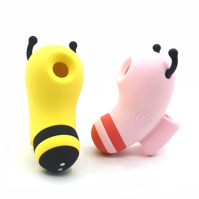 Dedeira Estimuladora em Silicone no Formato de Abelha com 5 Modos de Pulsação e Carregamento via USB Magnético - Kistoy Beebe | 7 x 3,3 cm | Disponível em 2 Cores