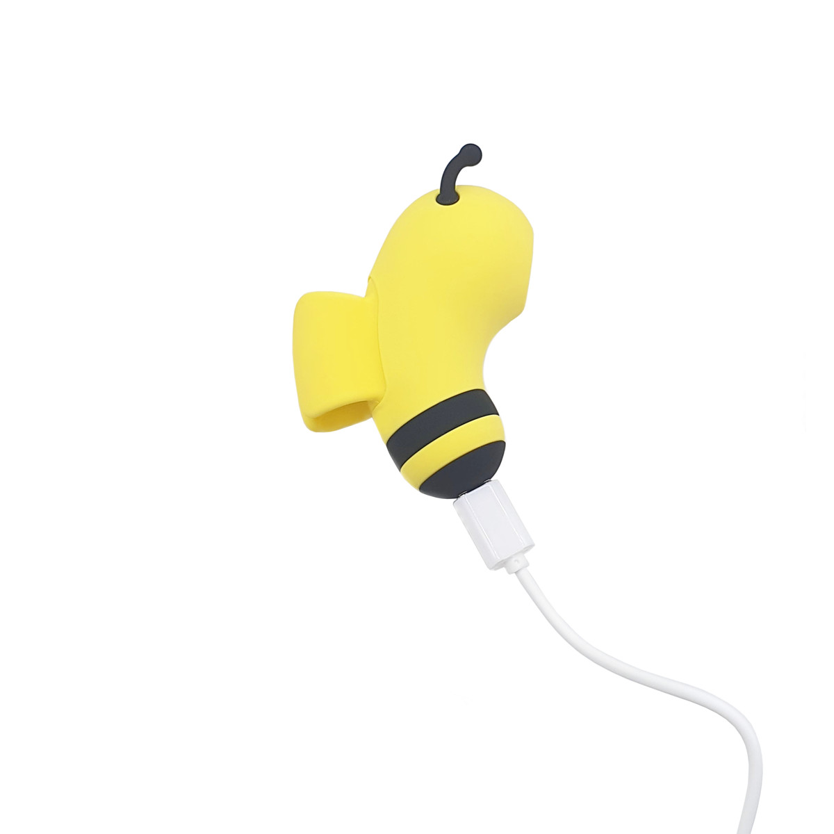 Dedeira Estimuladora em Silicone no Formato de Abelha com 5 Modos de Pulsação e Carregamento via USB Magnético - Kistoy Beebe | 7 x 3,3 cm | Disponível em 2 Cores - 4