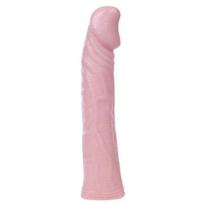 Foto 2 do produto Capa Peniana Extensora com Preenchimento de 7 cm e Vibro na Ponta - Deep Love | 11 x 3,3 cm