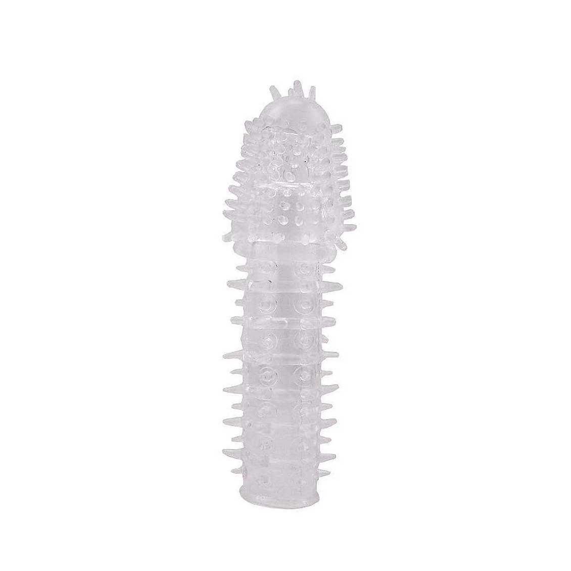 Capa Peniana Extensora em TPE com Nódulos Massageadores - YouVibe Delay Enhance | 14,6 x 4 cm - 1