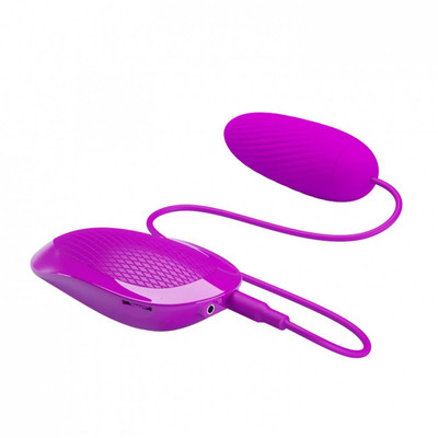 Foto 3 do produto Desirable Flirt Naughty Egg - Cápsula com Peso Interno que Vai e Vem e Controle com Fio