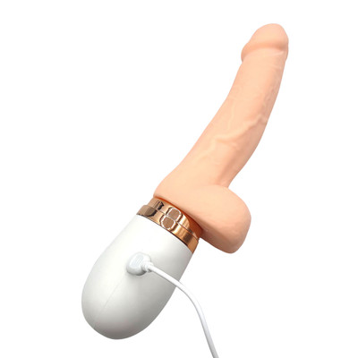 Foto 6 do produto Mini Máquina do Sexo com Ventosa, Prótese em Silicone, Função de Rotação, Auto Aquecimento, 7 Vibrações e Controle Remoto Sem Fio - Dibe Cyclone Fire
