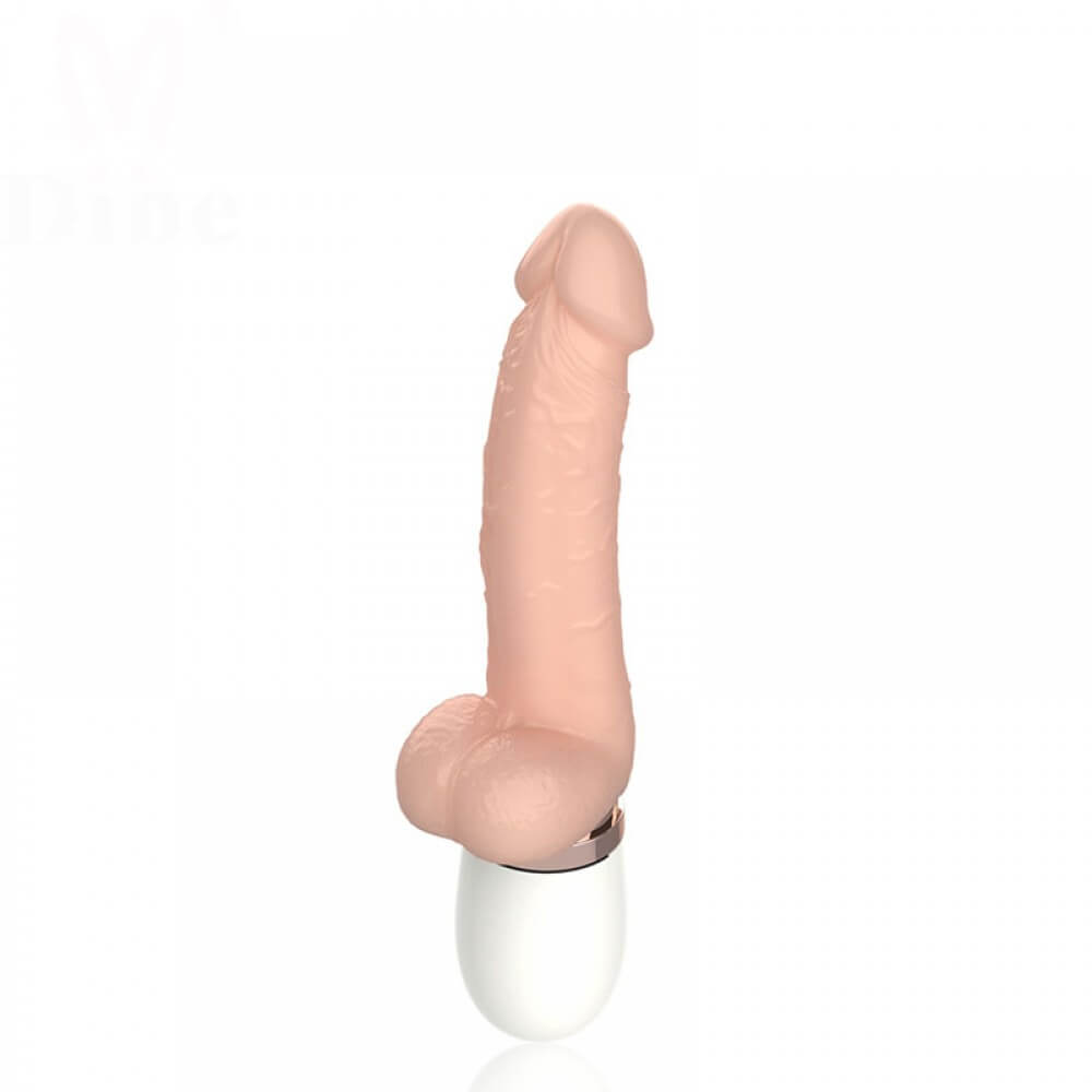 Mini Máquina do Sexo com Ventosa, Prótese em Silicone, Função de Rotação, Auto Aquecimento, 7 Vibrações e Controle Remoto Sem Fio - Dibe Cyclone Fire - 5