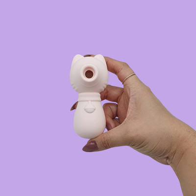 Estimulador de Clitóris em Silicone com Formato de Raposinha e 7 Modos de Pulsação - Dibe Cutie Baby | 10,3 x 4,8 cm