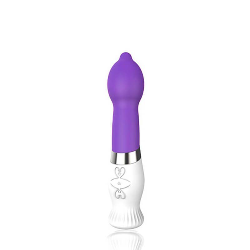 Dibe Lisa - Vibrador Recarregável Estimulador de Ponto G com 6 Modos de Vibração - 22 x 5 cm  | Cor: Roxo - 2