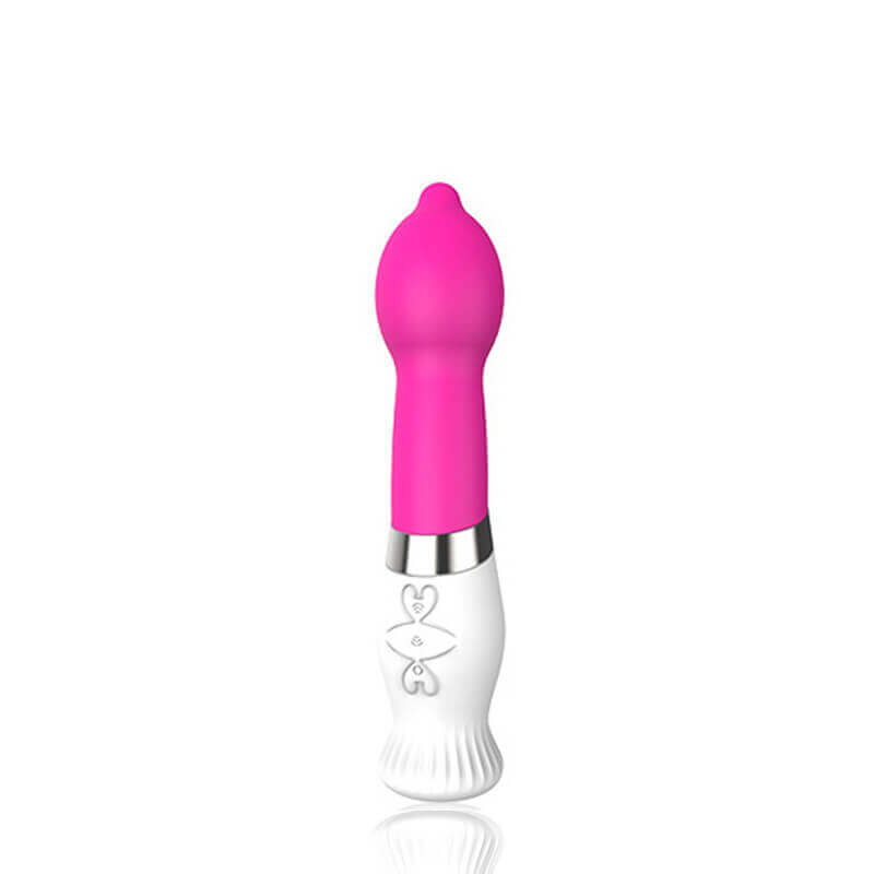 Dibe Lisa - Vibrador Recarregável Estimulador de Ponto G com 6 Modos de Vibração - 22 x 5 cm | Cor: Rosa - 2