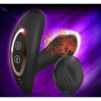 Foto 6 do produto Dibe - Massageador de Próstata e Períneo Recarregável com 7 Modos de Vibrações e Controle Remoto sem Fio - 12,7 x 3,5 cm