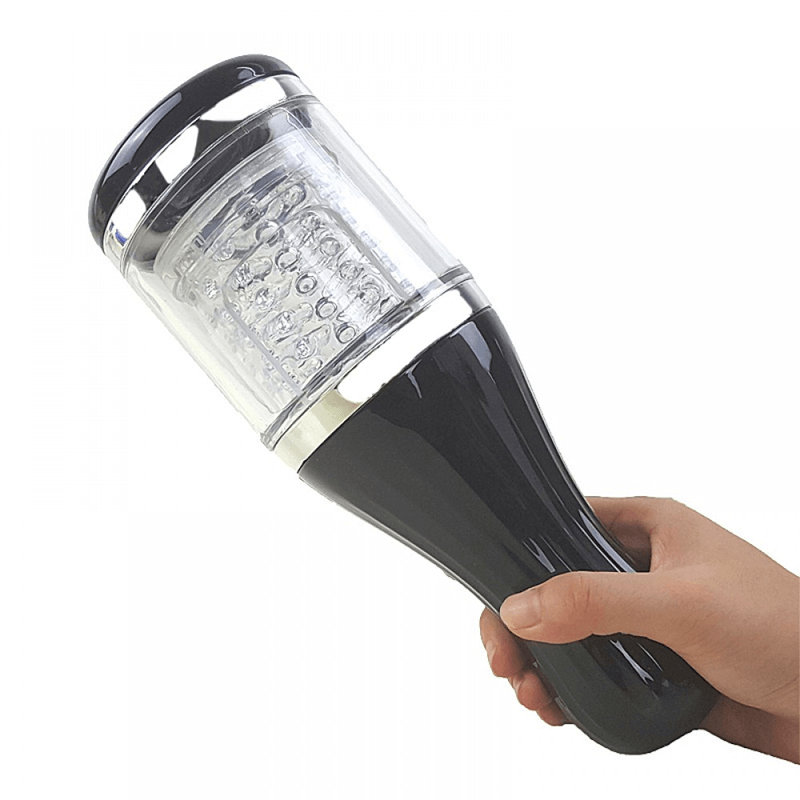 Masturbador Lanterna com 7 Modos de Rotação, Bocal no Formato de Vagina em Silicone e Gemido - Dibe | Disponível em 2 Cores - 5