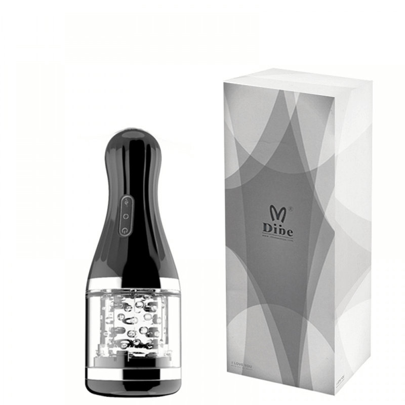 Masturbador Lanterna com 7 Modos de Rotação, Bocal no Formato de Vagina em Silicone e Gemido - Dibe | Disponível em 2 Cores - 2