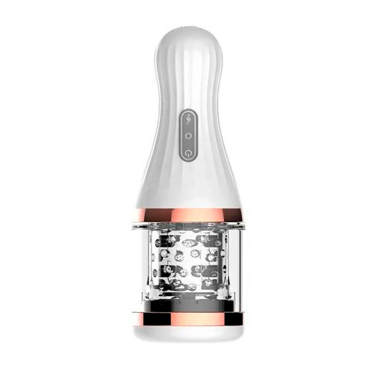 Masturbador Lanterna com 7 Modos de Rotação, Bocal no Formato de Vagina em Silicone e Gemido - Dibe | Disponível em 2 Cores - 9