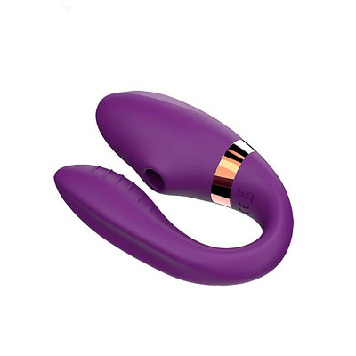 Foto 3 do produto Vibrador para Casal com Controle Remoto, Tecnologia de Sucção e 7 Modos de Vibração - Dibe Sex Massager High Water G Spot Alva | 9 x 2,3 cm | Disponível em 2 Cores