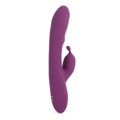 Foto 2 do produto Vibrador Estimulador de Ponto G e Clítoris com 7 Modos de Vibração, 4 Níveis de Pulsação e Recarregável - Dibe Sex Massager Alpha | 14 x 3,6 cm
