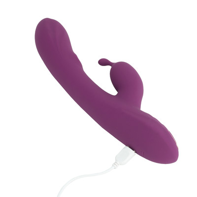 Foto 3 do produto Vibrador Estimulador de Ponto G e Clítoris com 7 Modos de Vibração, 4 Níveis de Pulsação e Recarregável - Dibe Sex Massager Alpha | 14 x 3,6 cm
