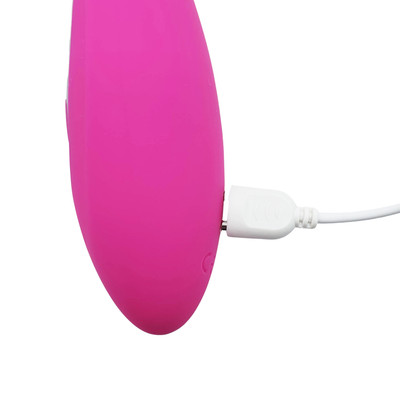 Foto 3 do produto Vibrador Massageador em Silicone com 7 Modos de Vibração e Recarregável via USB - Dibe Sex Massager Harli | 22 x 4,2 cm