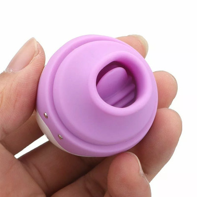 Simulador de Sexo Oral Estimulador de Clítoris em Silicone com Estimulação Vai e Vem,  Recarregável, Resistente à Água e Discreto - Dibe Sex Massager Vicky | Disponível em 2 Cores