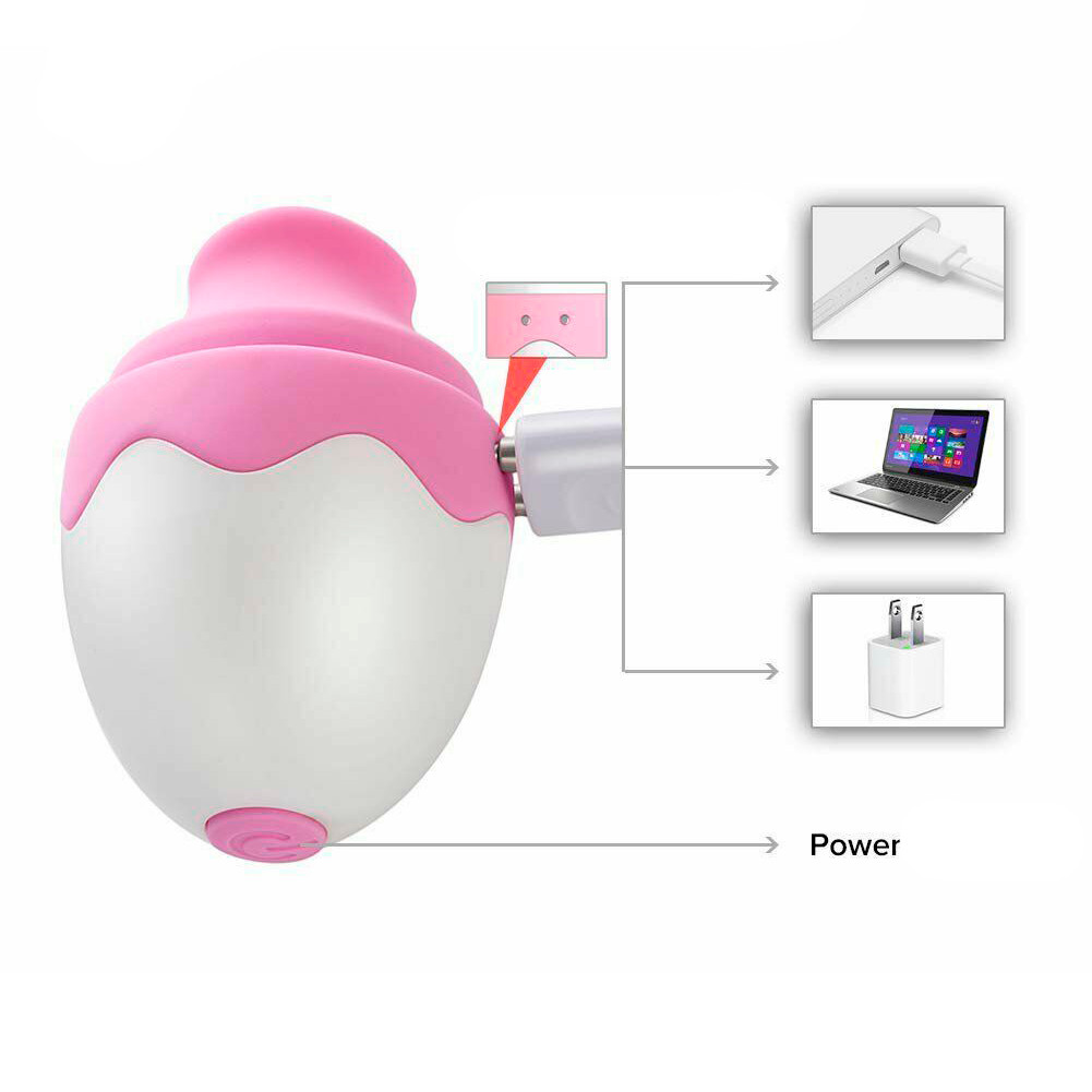 Simulador de Sexo Oral Estimulador de Clítoris em Silicone com Estimulação Vai e Vem,  Recarregável, Resistente à Água e Discreto - Dibe Sex Massager Vicky | Disponível em 2 Cores - 4